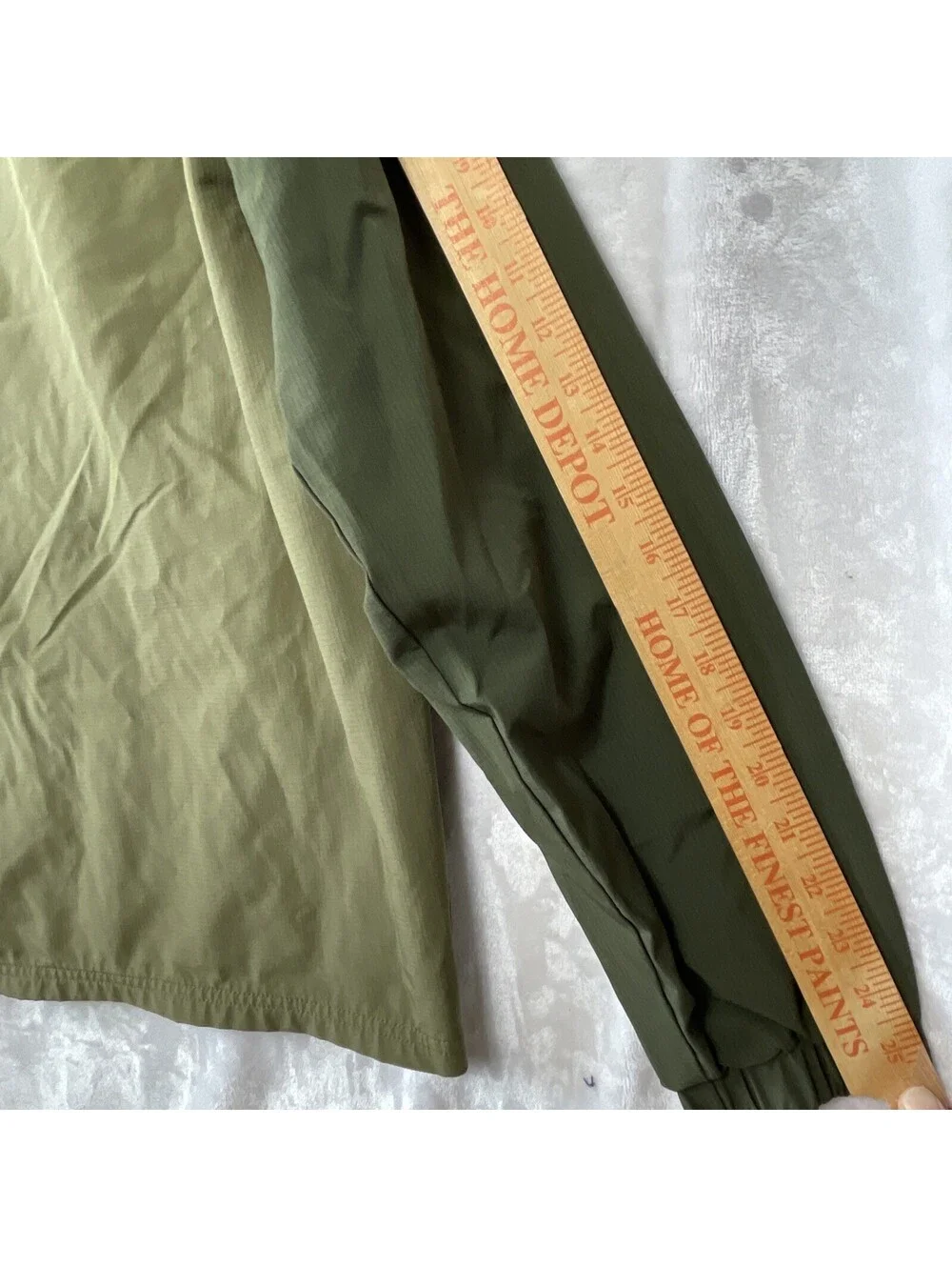 Voyager Wind Wear Men’s Olive Block Panel Outerwear Jacket Size Medium